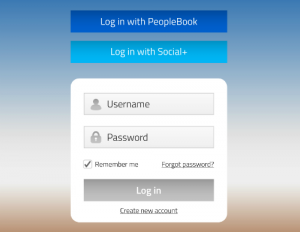 An example of using social login 